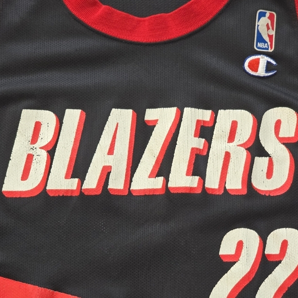 Vintage Champion Clyde Drexler #22 Portland Trailblazers Jersey XL Size 48 - Picture 7 of 7